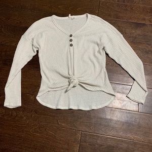 tillys sweater with buttons